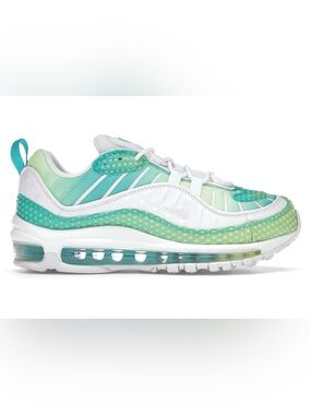 Nike Air Max 98 SE Bubble Pack Aqua Green White Shoes CI7379-300 Womens Size 7.5